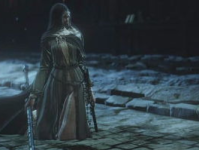 黑魂3画画的小姐姐,穿越黑暗的美丽救赎